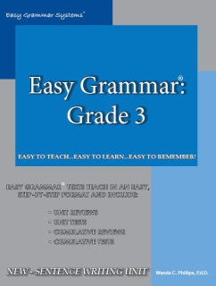 Easy Grammar: Grade 3 Teacher Edition