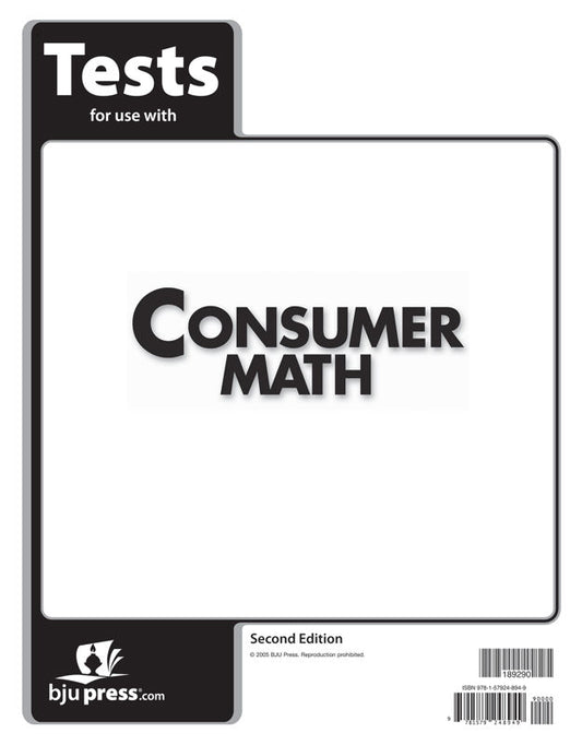 Consumer Math Tests (2nd ed.)