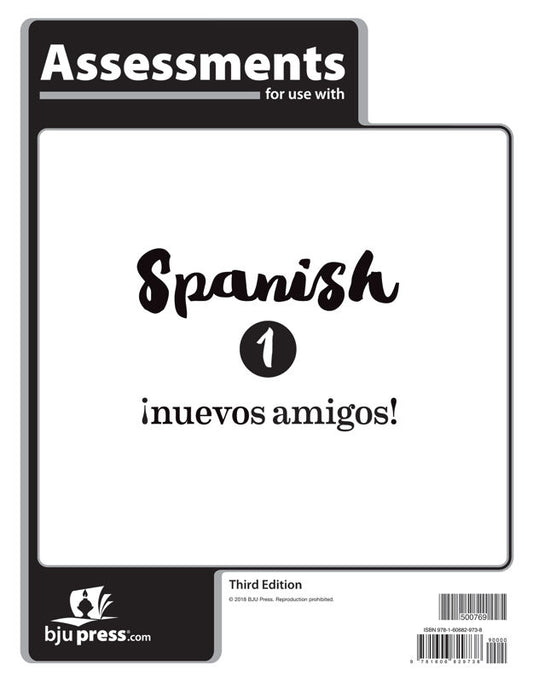 Spanish 1 Assessments (3rd ed.)