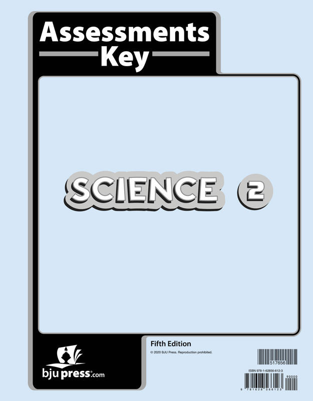 Science 2 Assessments Answer Key, 5th ed.