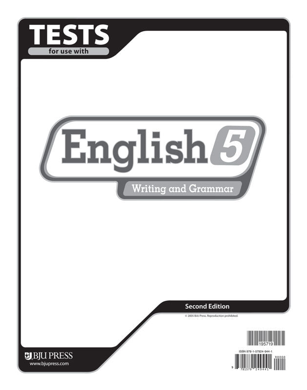 English 5 Tests (2nd ed.)