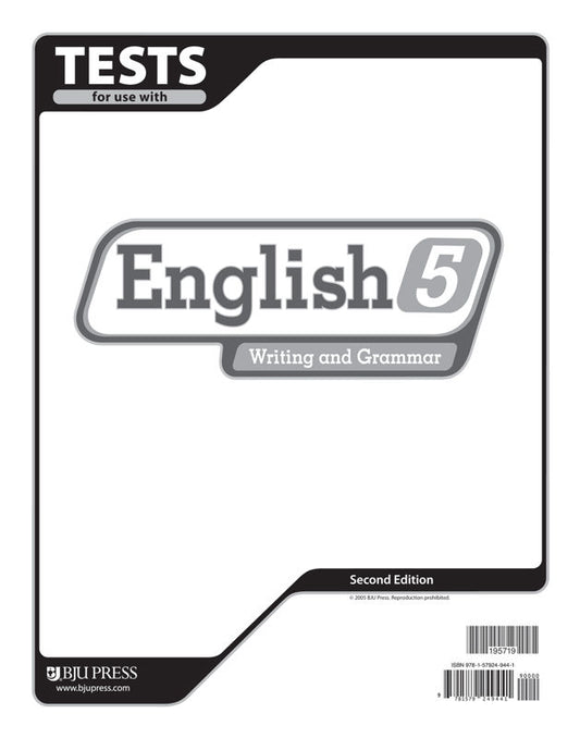 English 5 Tests (2nd ed.)