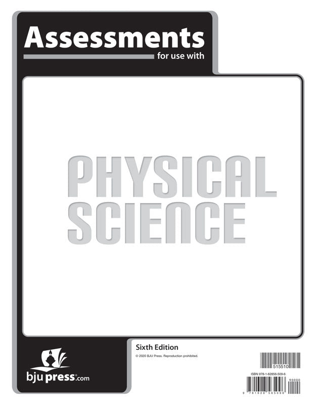 Physical Science Assessments, 6th ed.