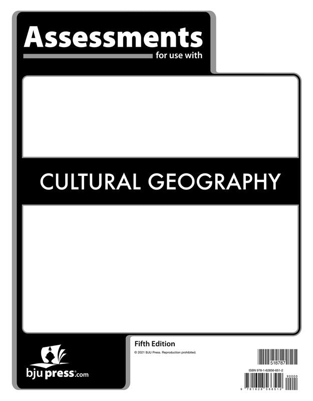Cultural Geography Assessments, 5th ed.