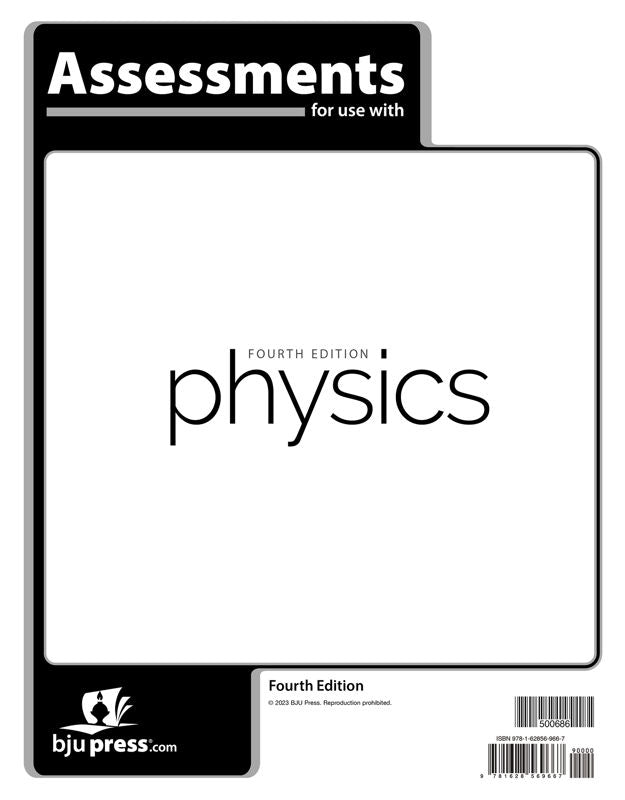 Physics Assessments, 4th ed.