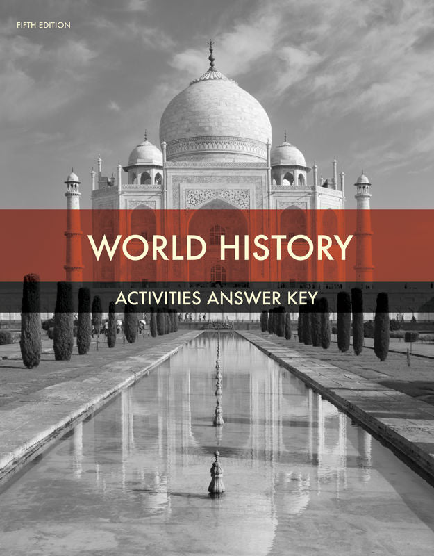 World History Student Activities Answer Key, 5th ed.