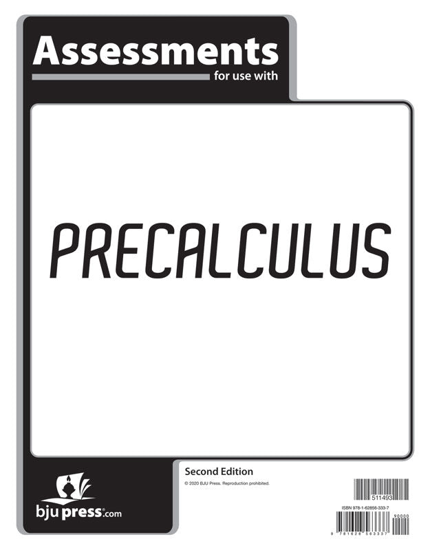 Precalculus Assessments, 2nd ed.