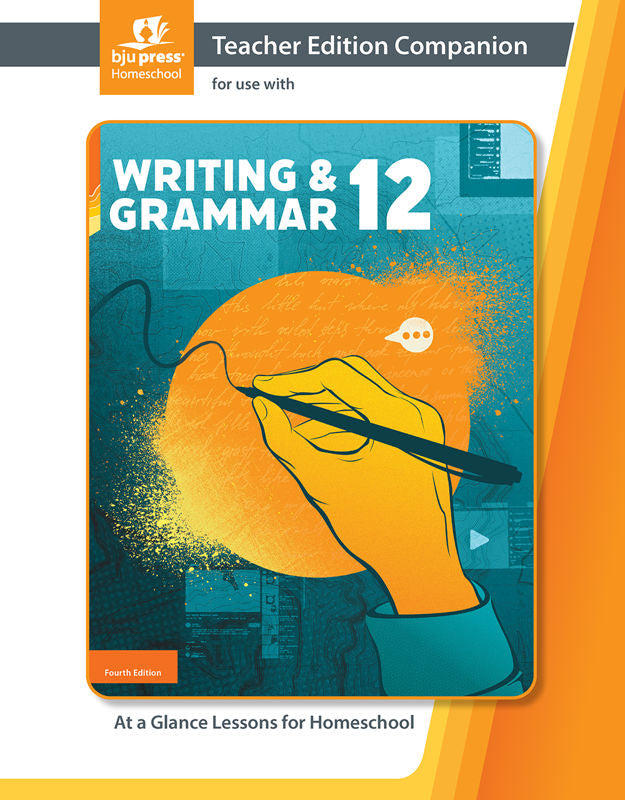 Writing & Grammar 12 Teacher Edition & TE Companion, 4th ed.