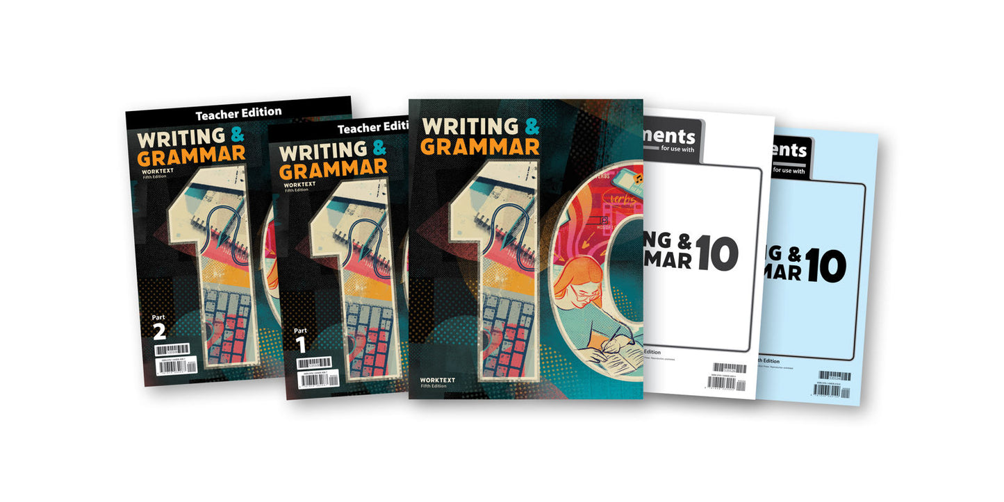 Writing & Grammar 10 Subject Textbook Kit, 5th ed.