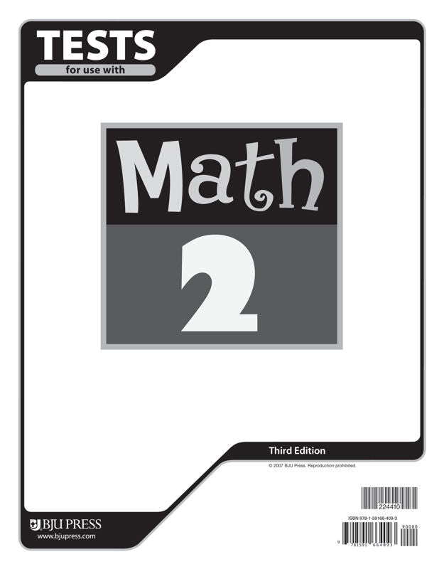 Math 2 Tests (3rd ed.)