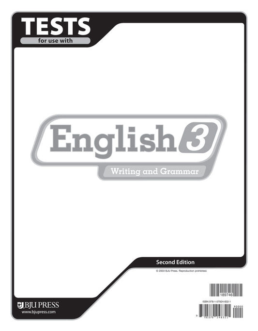 English 3 Test (2nd ed.)