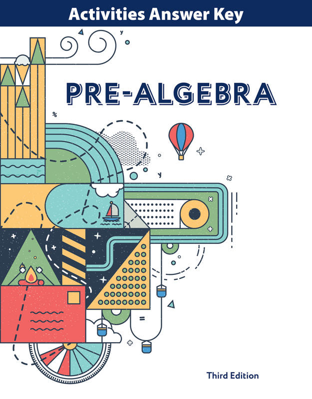 Pre-Algebra Activities Answer Key, 3rd ed.