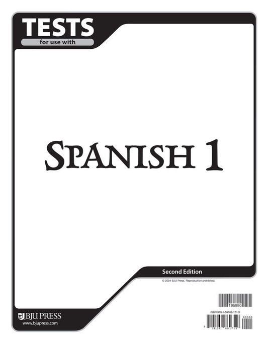 Spanish 1 Tests, 2nd ed.