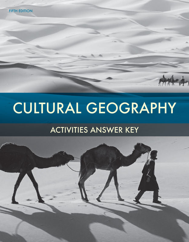Cultural Geography Activities Answer Key, 5th ed.