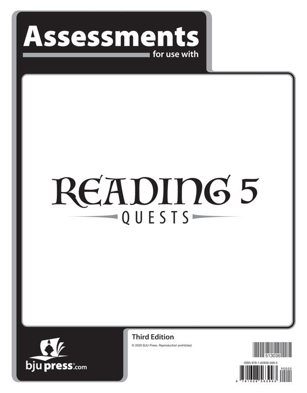 Reading 5 Assessments, 3rd ed.