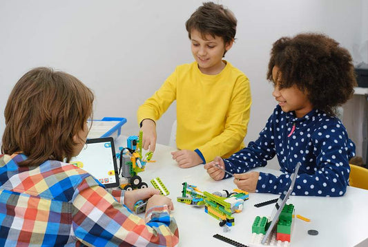 Children after school activity robot