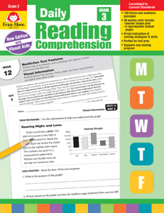 Daily Reading Comprehension, Grade 3 - Teacher's Edition