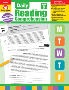 Daily Reading Comprehension, Grade 5 - Teacher's Edition