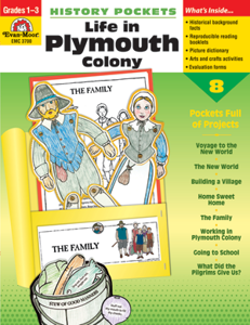 History Pockets: Life in Plymouth Colony, Grades 1-3 - Teacher Reproducibles