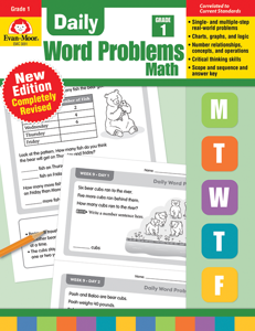 Daily Word Problems, Grade 1 - Teacher's Edition