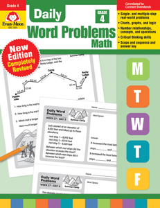 Daily Word Problems, Grade 4 - Teacher's Edition