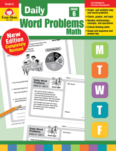 Daily Word Problems, Grade 6 - Teacher's Edition