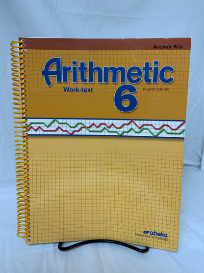 Abeka Arithmetic 6 (4th Ed.) Work-text Answer Key
