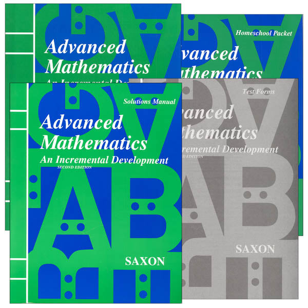 Advanced Math Packet Advanced Mathematics Homeschool Kit with Solutions Manual 2nd Edition ...