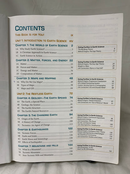BJU Earth Science (4th Ed.) Textbook