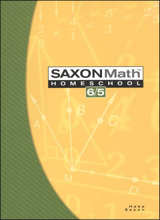 Math 6/5 Homeschool Student Edition (3rd Edition )