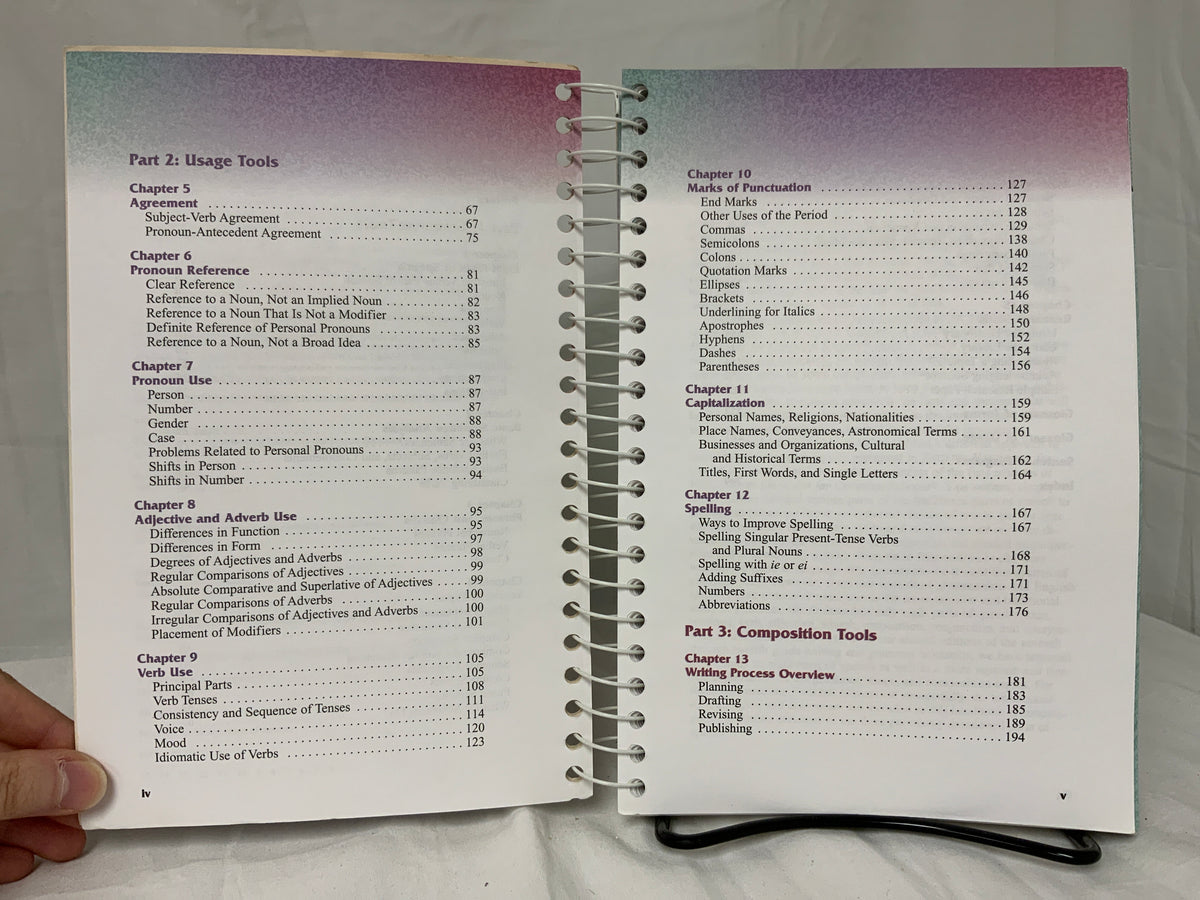 BJU The Writer's Toolbox: A Writing & Grammar Handbook