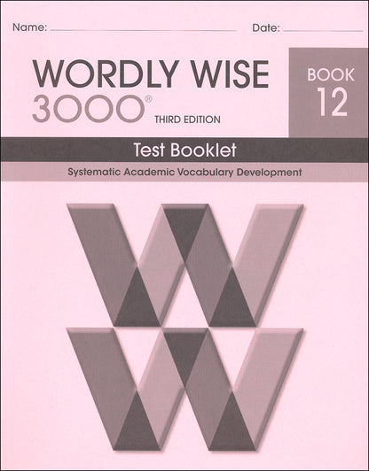 Wordly Wise 3000® 3rd Edition Book 12 Set (Grade 12)