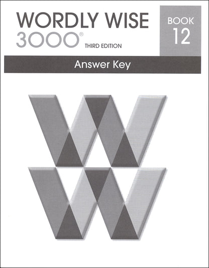 Wordly Wise 3000® 3rd Edition Book 12 Set (Grade 12)