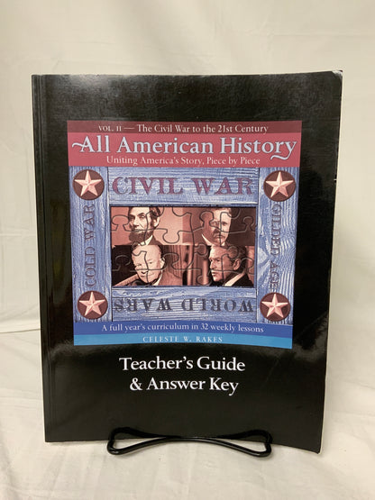 All American History Volume 2 Teacher’s Guide & Answer Key