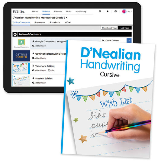 D'Nealian Handwriting Homeschool Bundle Grade 3 (2022)
