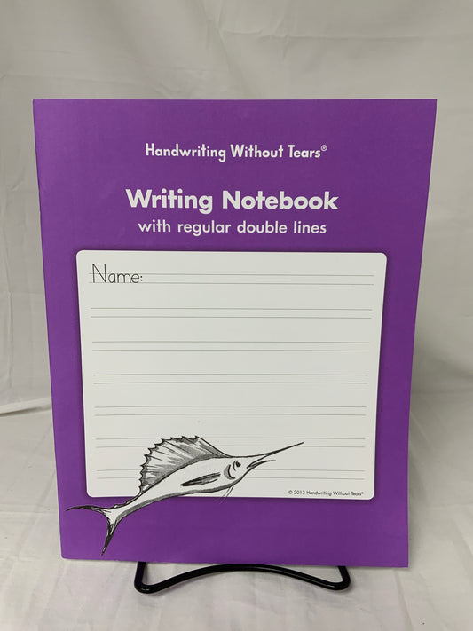 Writing Notebook with regular double lines (5th Ed.)