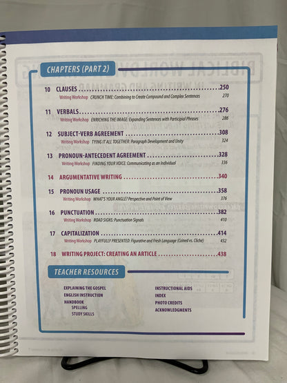 BJU Writing and Grammar 7 (4th Ed.) Teacher Edition