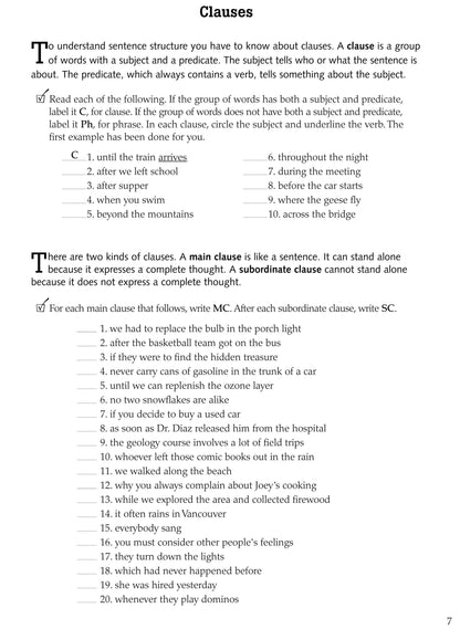 Writing Skills Book 3 (Grades 9-12)