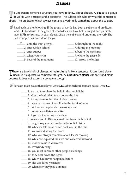 Writing Skills Book 3 (Grades 9-12)