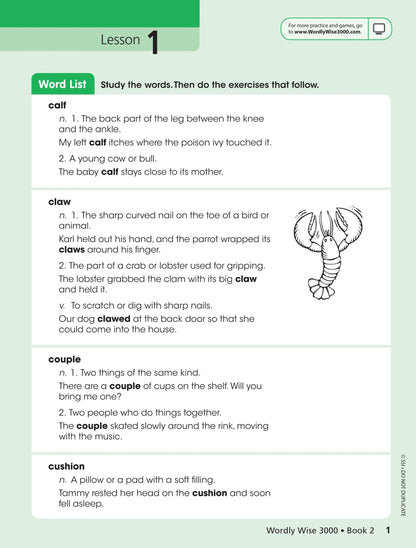 Wordly Wise 3000® 3rd Edition Student Book 2 (Grade 2)