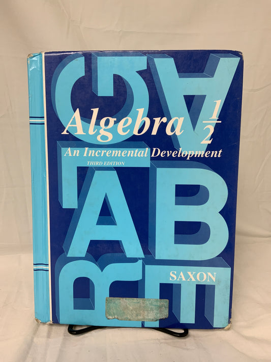 Saxon Algebra 1/2 (3rd Ed.) Set of 4