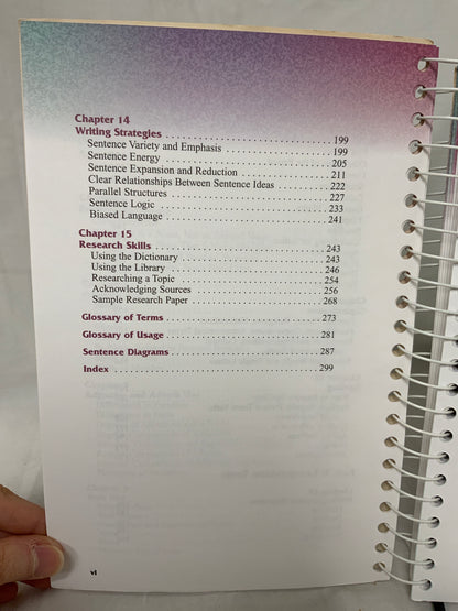 BJU The Writer's Toolbox: A Writing & Grammar Handbook