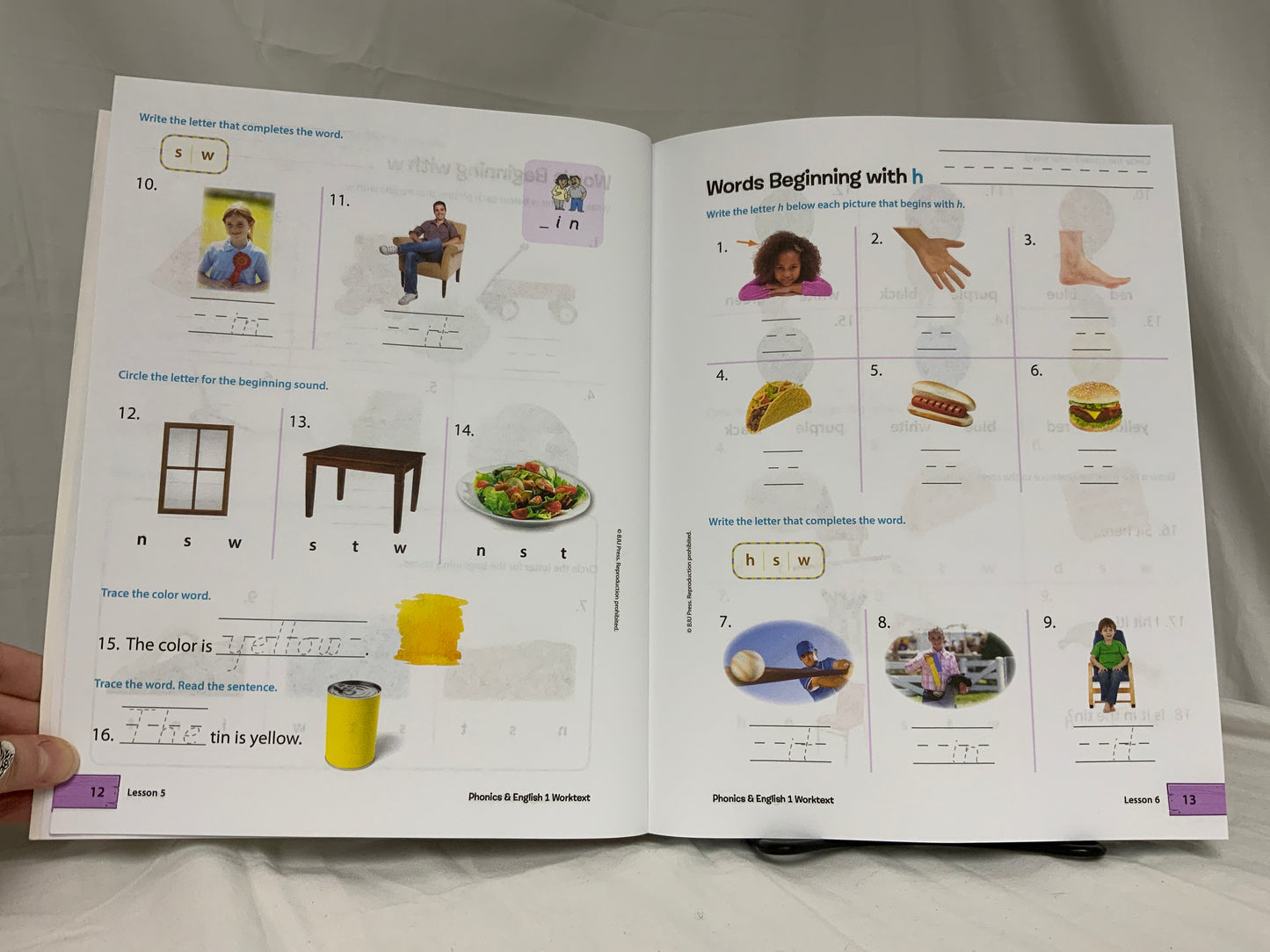 BJU Phonics & English 1 (4th Ed.) Set of 2