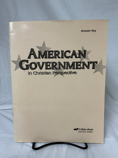 Abeka American Government (3rd Ed.) Set of 4