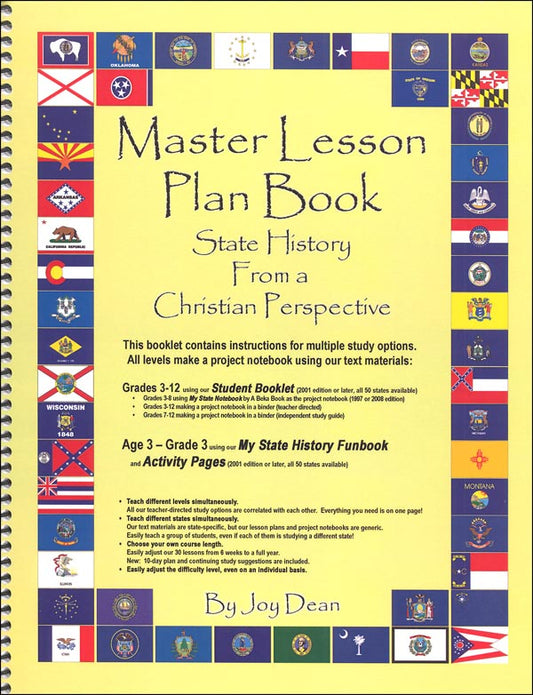 Master Lesson Plan Book: State History from a Christian Perspective