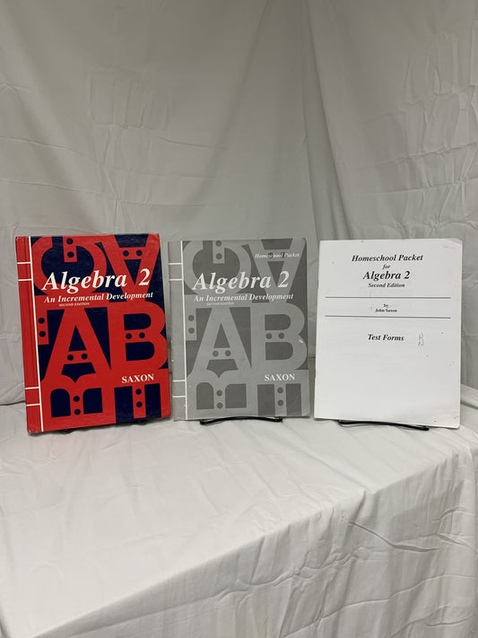 Saxon Algebra 2, 2nd Ed. Set of 3
