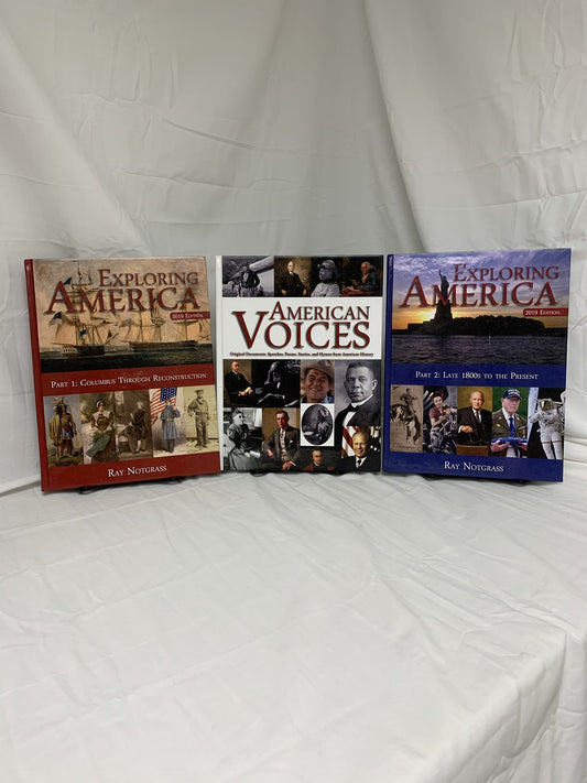 Exploring America (2019 Edition) Set of 3