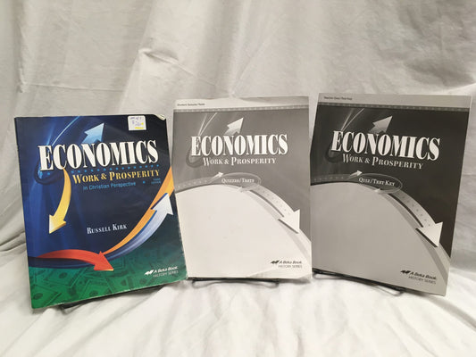 Economics: Work & Prosperity (3rd Ed.) Set of 3