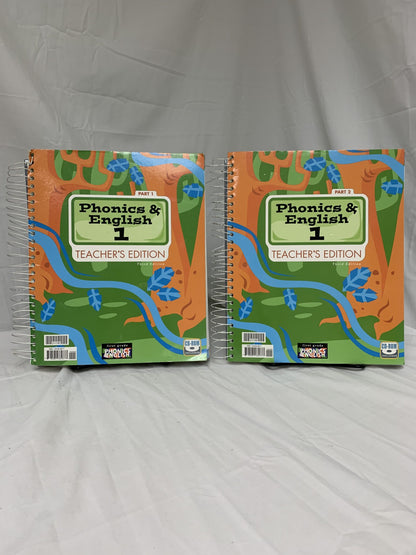 BJU Phonics & English 1 (3rd Ed.) Set of 2