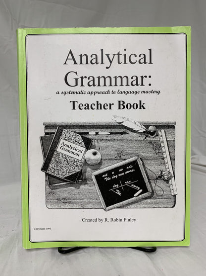 Analytical Grammar: Teacher Book